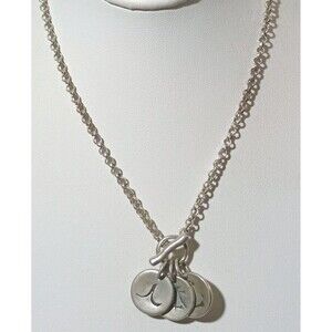 Carolyn Pollack Mind Body Soul Pendants Sterling Silver Vintage Necklace